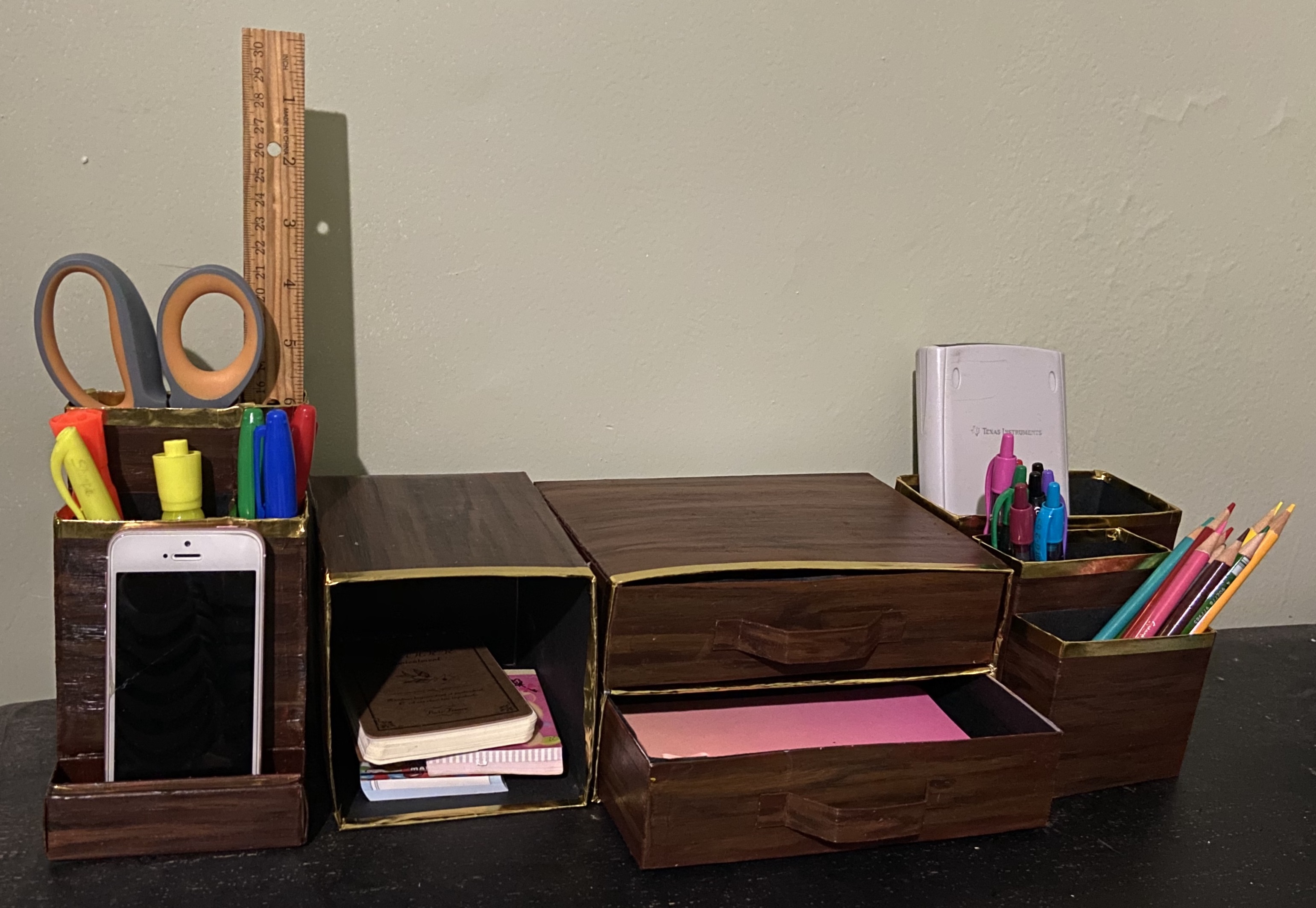 Full desk organizer